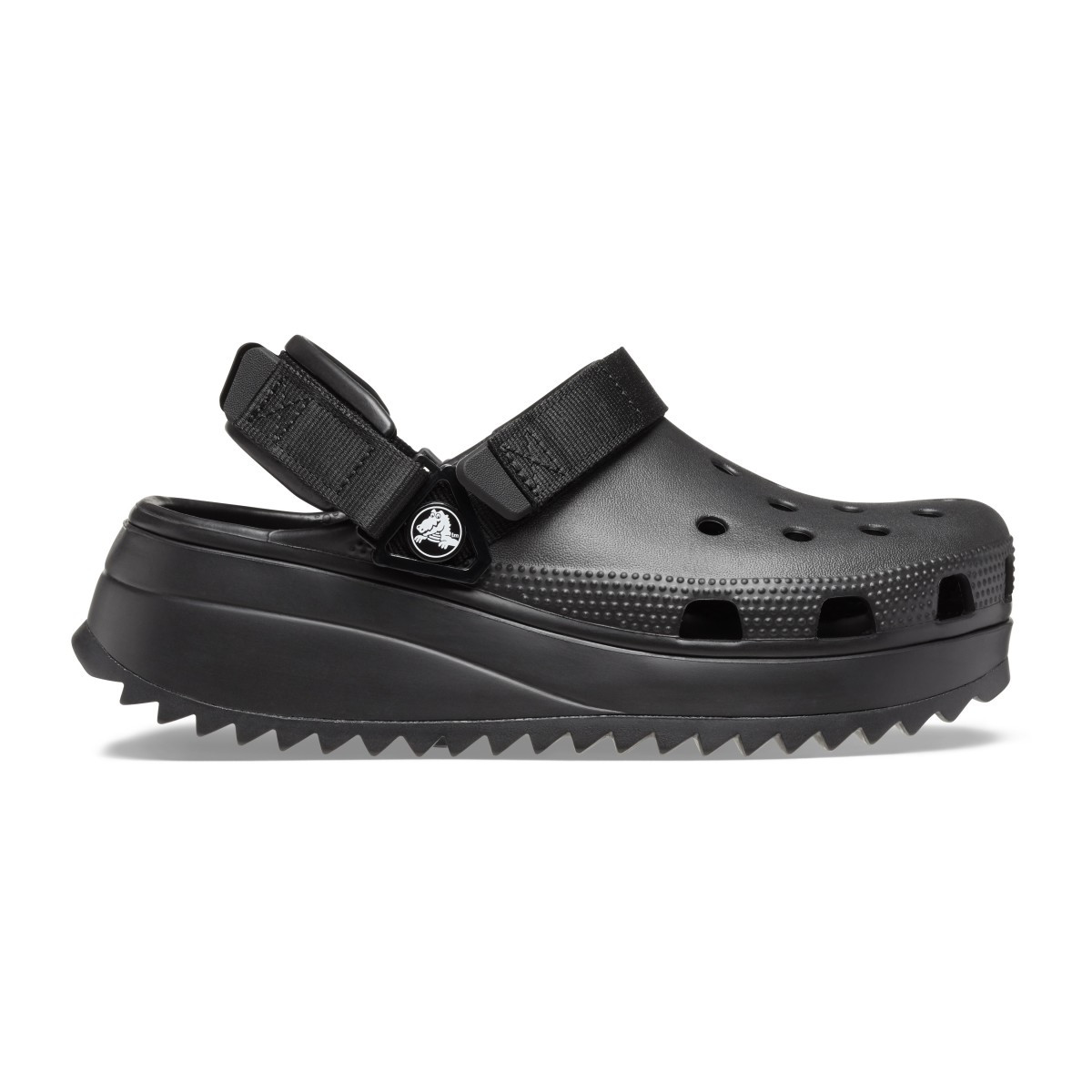 Saboti Crocs Classic Hiker Clog Negru - Black/Black - imagine 5